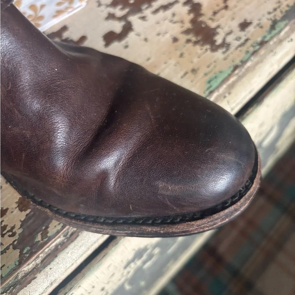 Frye Brown Ankle Boots